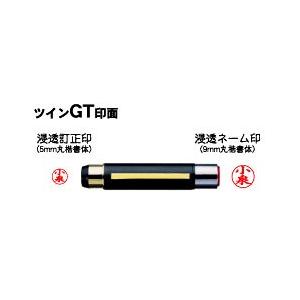 和ミニGネーム 9ミリ丸 朱肉 ストラップ 浸透印 シャチハタ