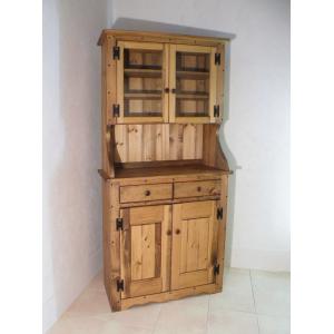 アメリカンカントリー カントリー家具 デンバー 120幅カップボード 麦