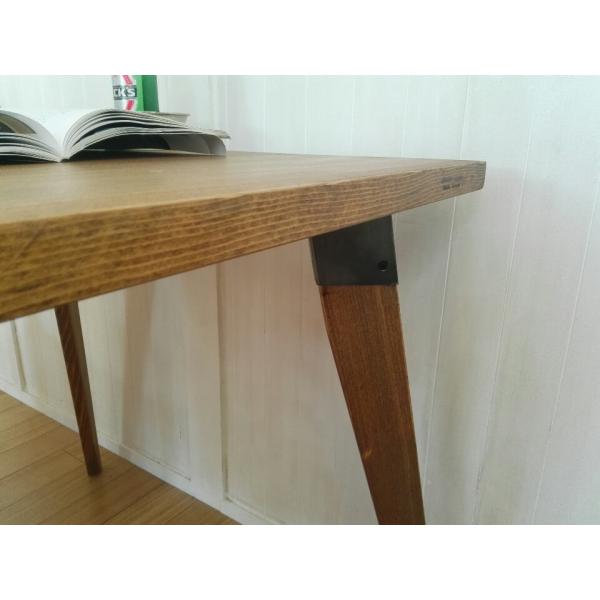 サイズ　D８０×W１３０ｃｍ×Ｈ７２ｃｍ・H６０　テーパーレッグテーブル サイズオーダー　ダイニング...