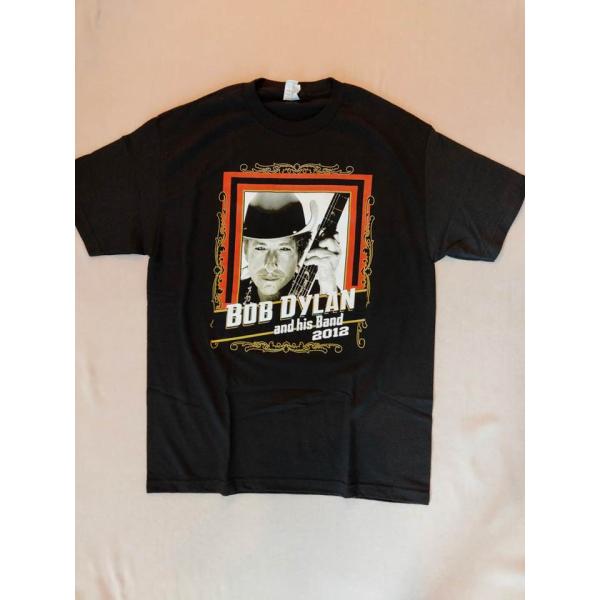 バンドTシャツ ロックTシャツ ボブ・ディラン Bob Dylan Tシャツ ブラック マーク・ノッ...