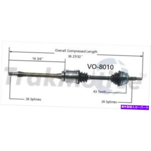 axle ボルボS40 FWD V40用フロント旅客右CV車軸アセンブリSurtrack Front Passenger Right CV Axle Shaft Assembly SurTrack For Volvo S40 FWD V40｜coupertop
