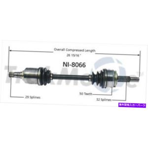 axle TRAKMOTIVE NI-8066 CV車軸シャフト TRAKMOTIVE NI-8066 CV Axle Shaft｜coupertop