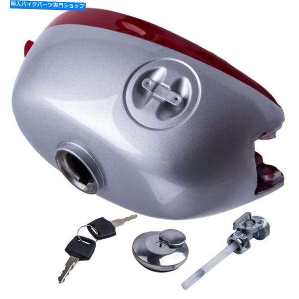 タンク 2.4Lの銀のガスタンクプリメタルメタルホンダZ50A 1968 1969 2.4L Sil...