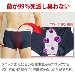 ボクサーパンツ メンズ 4枚組 汗が臭わない極...の詳細画像3