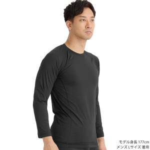 インナーシャツ メンズ 着圧でスリムアップ 抗...の詳細画像2