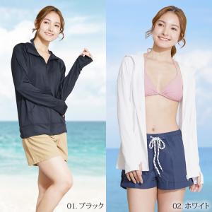 ラッシュガード レディース 冷感 UPF50+...の詳細画像3