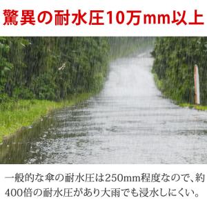 レインコート 自転車 カッパ テフロン加工 超...の詳細画像2