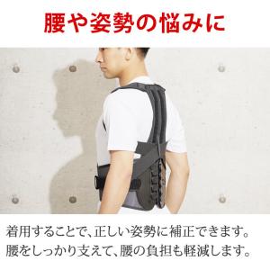 背中と腰をWサポート!腰痛ベルト 骨盤ベルト ...の詳細画像3