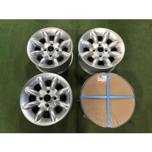 激安 4本セット】ローバー ミニ クーパー 純正 丸穴 ディッシュ アルミ