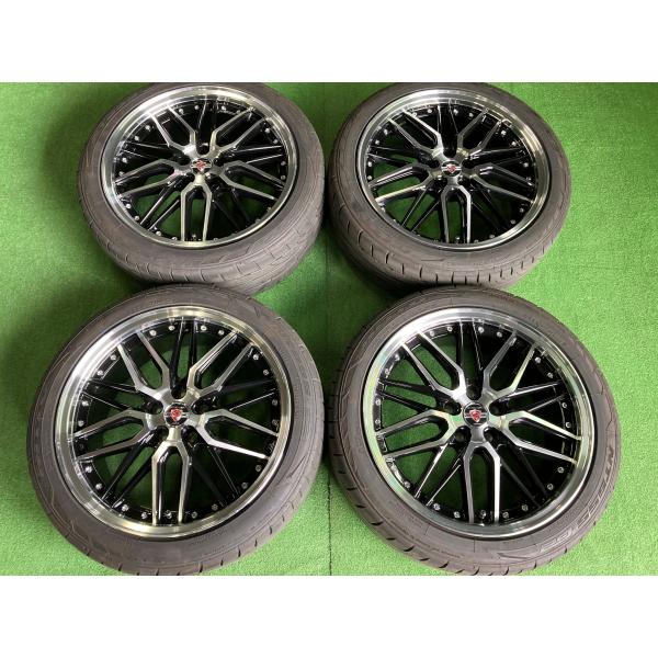 送料無料 ラジアルセット 共豊 シュタイナー LMX ニットー NT555 G2 225/45R19...