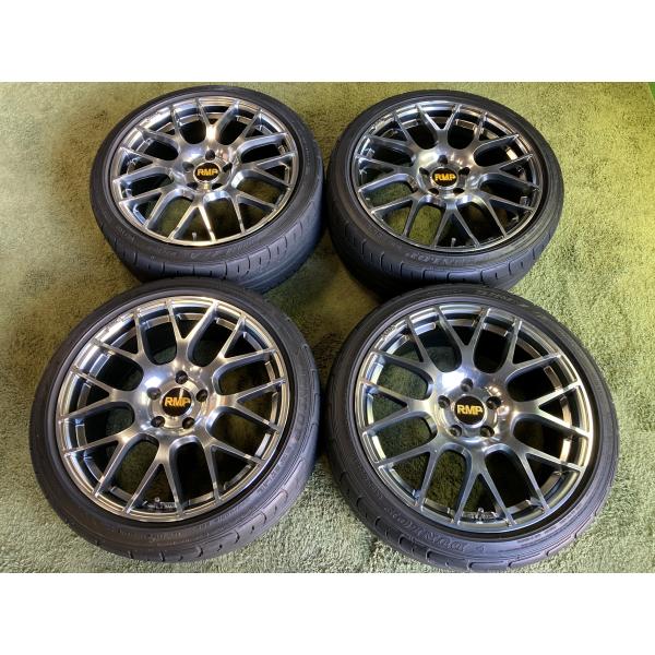 送料無料 ラジアルセット RMP 028F 18in 8.0J +50 5H112 ダンロップ ディ...