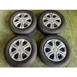 【新車外し】185/65R15 ダンロップ 夏タイヤ 2025年製 DUNLOP（ダンロップ） 日産 E12系 ノート Eパワー 4本 黒 メッシュ 15