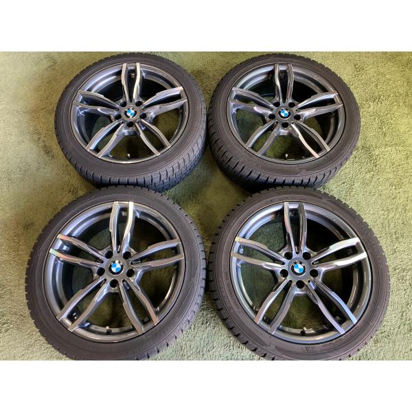 送料無料 スタッドレスセット BMW用 ルフトFF 18in 7.5J +25 5H112 ダンロッ...