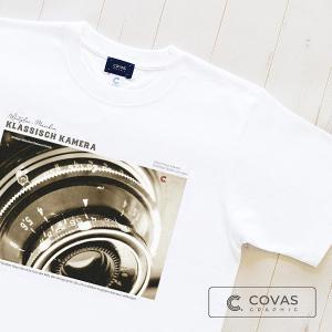 COVAS GRAPHIC Tシャツ ミュンヘン・カメラクラブ ホワイト 白 303140-10 ユニセックス 半袖 プリントTシャツ フォトプリント｜covas