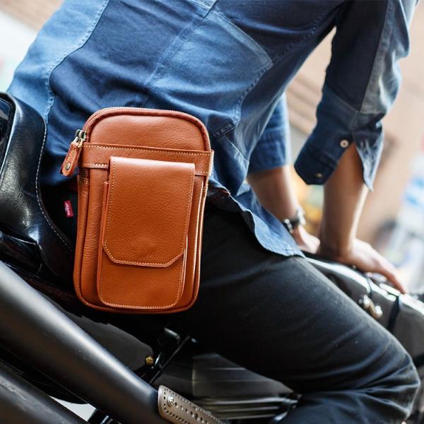 ヒップバッグ ショルダーバッグ メンズ カジュアル ビジネス 本革 レザー 2wayバッグ ショルダ...