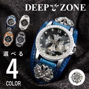 腕時計 ブレスウォッチ メンズ カジュアル ビジネス 百合コンチョ