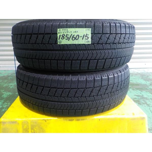 5) 7773a ブリヂストン ブリザック ＶＲＸ 185/60R15 ２本 ヴィッツ アクア シエ...