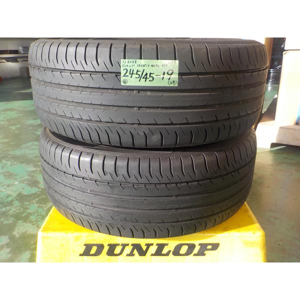 5) 8088d ダンロップ ＳＰスポーツ ＭＡＸＸ ０５０ 245/45R19 ２本 2013年製...