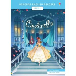 【音声付き】Cinderella level1 シンデレラ 英語教材 洋書絵本 QRコード オンライン音声｜cowiibooks