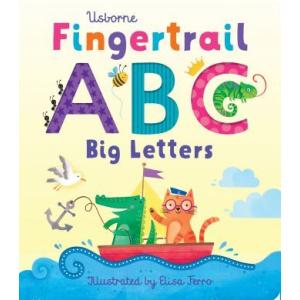 英語絵本 洋書 初めての英語 学び 知育 英語教材 アルファベット 大文字 Fingertrail ABC Big Letter｜cowiibooks
