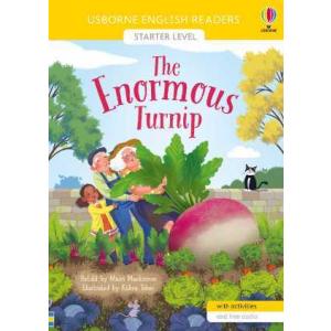 【音声付き】The Enormous Turnip｜おおきなかぶ | 英語絵本 英語教材 QRコード