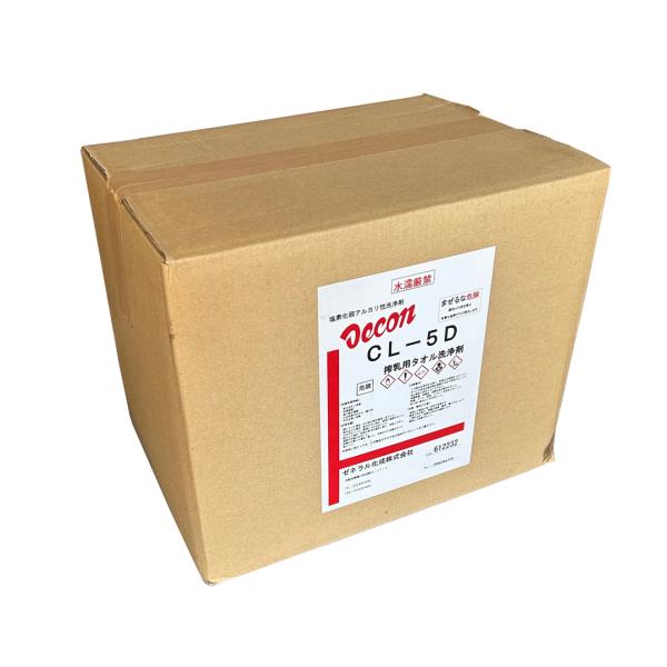 搾乳用タオル洗浄除菌剤　デコンCL-5D　5kg×4袋入