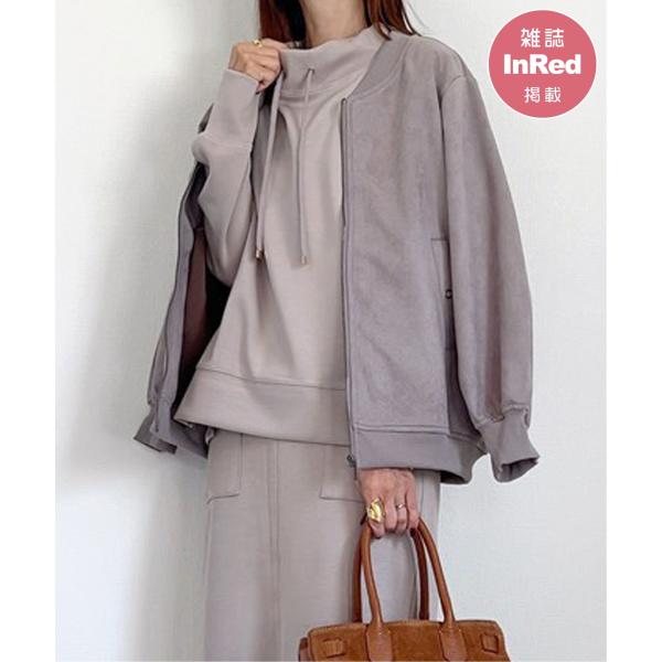 【雑誌InRed11月号掲載】フェイクスエードブルゾン