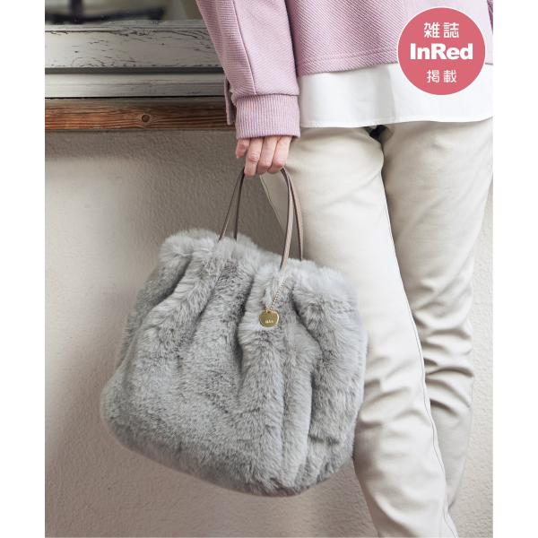 【雑誌InRed12月号掲載】エコファーダブルポケット付き2WAYトートバッグ