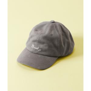 フェイクスウェード刺繍CAP