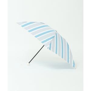 晴雨兼用 折りたたみ傘 ビビッドストライプ