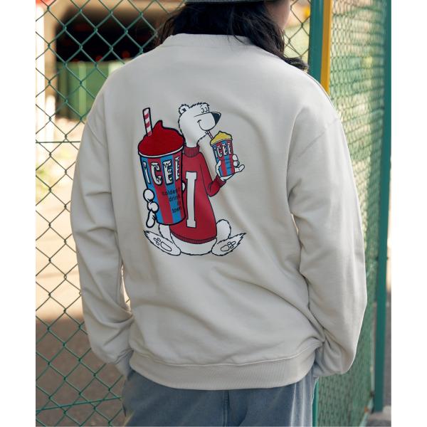 ICEE サガラ刺繍トレーナー