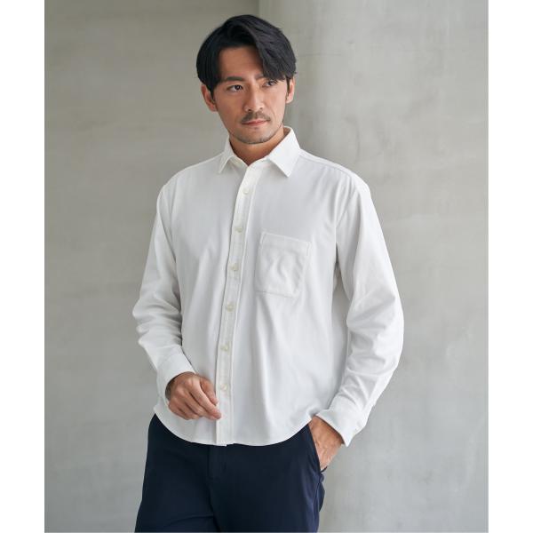 GOKU楽ワークワッフルスイスカラーシャツ