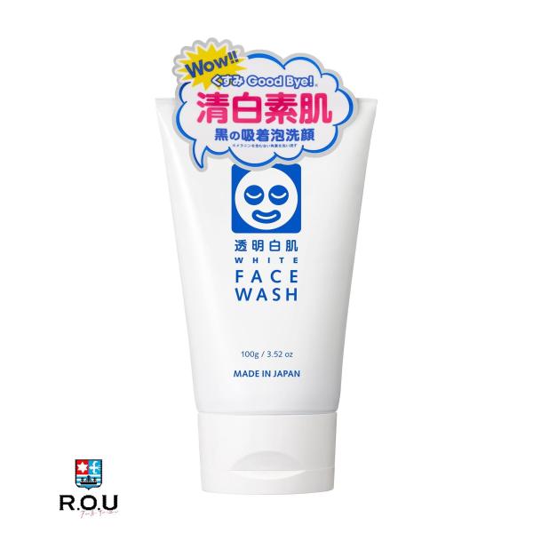石澤研究所 透明白肌 ホワイトフェイスウォッシュ 100g 洗顔料