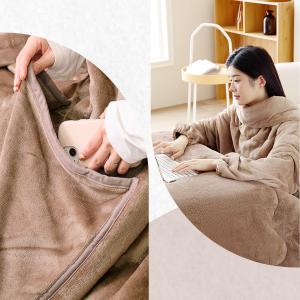 着る毛布 スマホタイムブランケット 猫ポケット...の詳細画像5