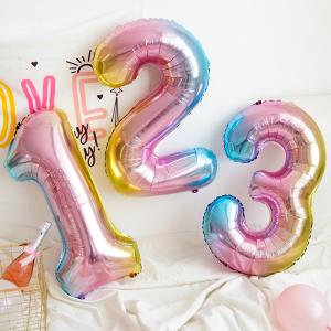 誕生日の飾り付け 数字 ナンバーバルーン 特大...の詳細画像4