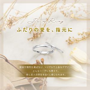 ペアリング フリーサイズ カップル お揃い 金...の詳細画像1