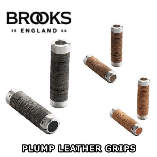 BROOKS ブルックス PLUMP LEATHER GRIPS プランプ レザーグリップ BLAC...