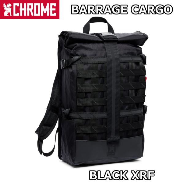 CHROME BARRAGE CARGO BACKPACK BLACK XRF BG163BXRF ...