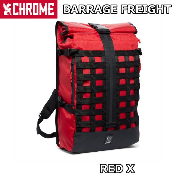 CHROME BARRAGE FREIGHT BACKPACK RED X BG325REDX クロ...