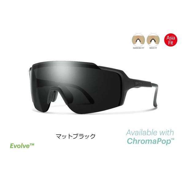 SMITH (スミス) Flywheel Sunglasses フライホイール サングラス マットブ...