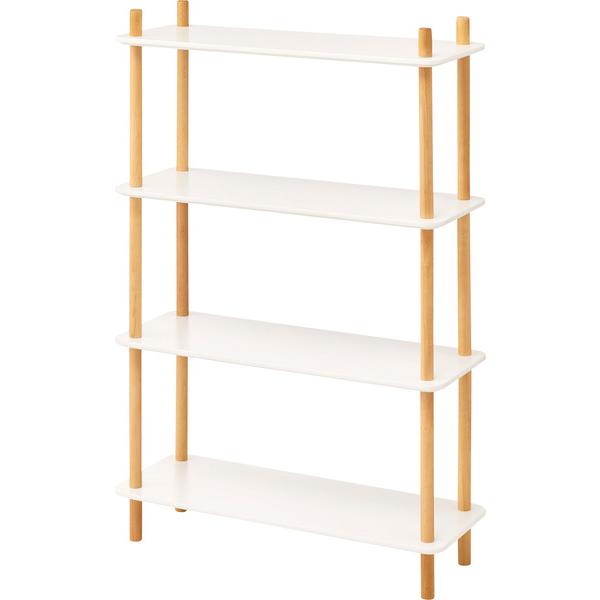 ラック4段 W80cm×D30cm×H120cm ワゴン 4段 マルチワゴン キッチンワゴン サイド...