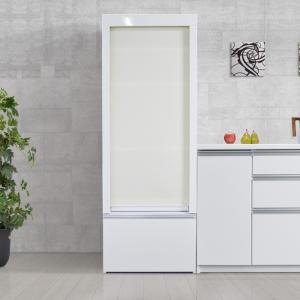 レンジ台 シェイド 64cm幅 ロールスクリーン付 ホワイト