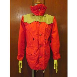 ビンテージ70's★Rocky Mountain Featherbed Co.レザーヨークゴアテック...