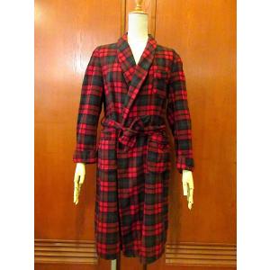 ビンテージ60'sPENDLETONチェックウールガウン Size L200326s1-m-gwn