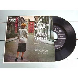 KITTY WELLS★LONELY STREET DECCA ED 2584★200417t3-rcd-7インチレコードカントリーUS盤50's｜cozyvintage