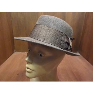 50s ヴィンテージ　STETSON フェドラハット　3/8 50s ヴィンテージ STETSON フェドラハット 3/8 60s VINTAGE STETSON 3X