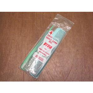 ビンテージ50's60's☆DEADSTOCK VIVAヘアコーム4点セットA☆201109n7