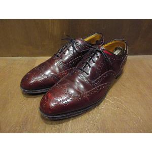 ビンテージ○Johnston & Murphyストレートチップシューズ黒size 10 D