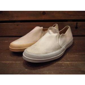 ビンテージ60's70's○DEAD STCOKキッズキャンバススニーカー2 1/2