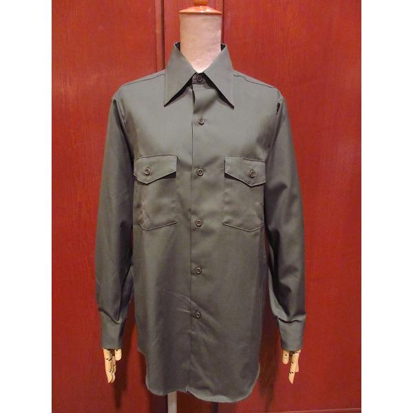 ビンテージ70's●DEADSTOCK Lee ワークシャツ size 14 1/2 SHORT●2...